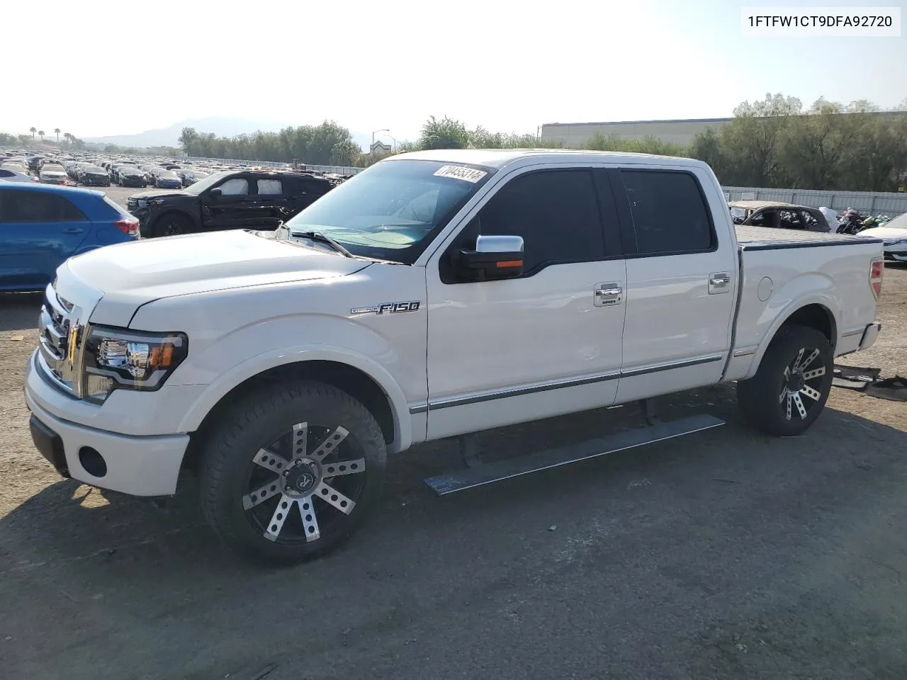 2013 Ford F150 Supercrew VIN: 1FTFW1CT9DFA92720 Lot: 70455314