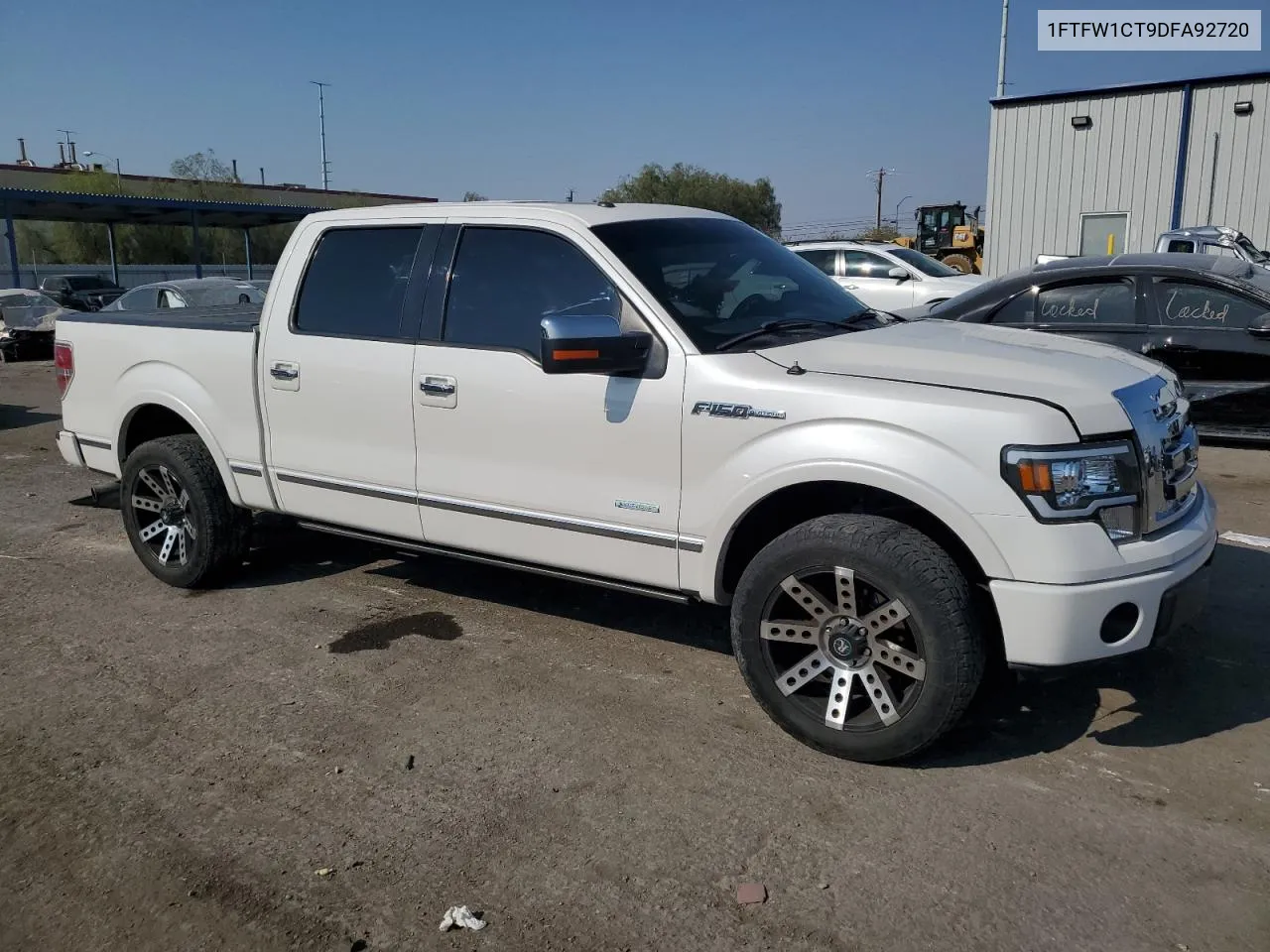 2013 Ford F150 Supercrew VIN: 1FTFW1CT9DFA92720 Lot: 70455314