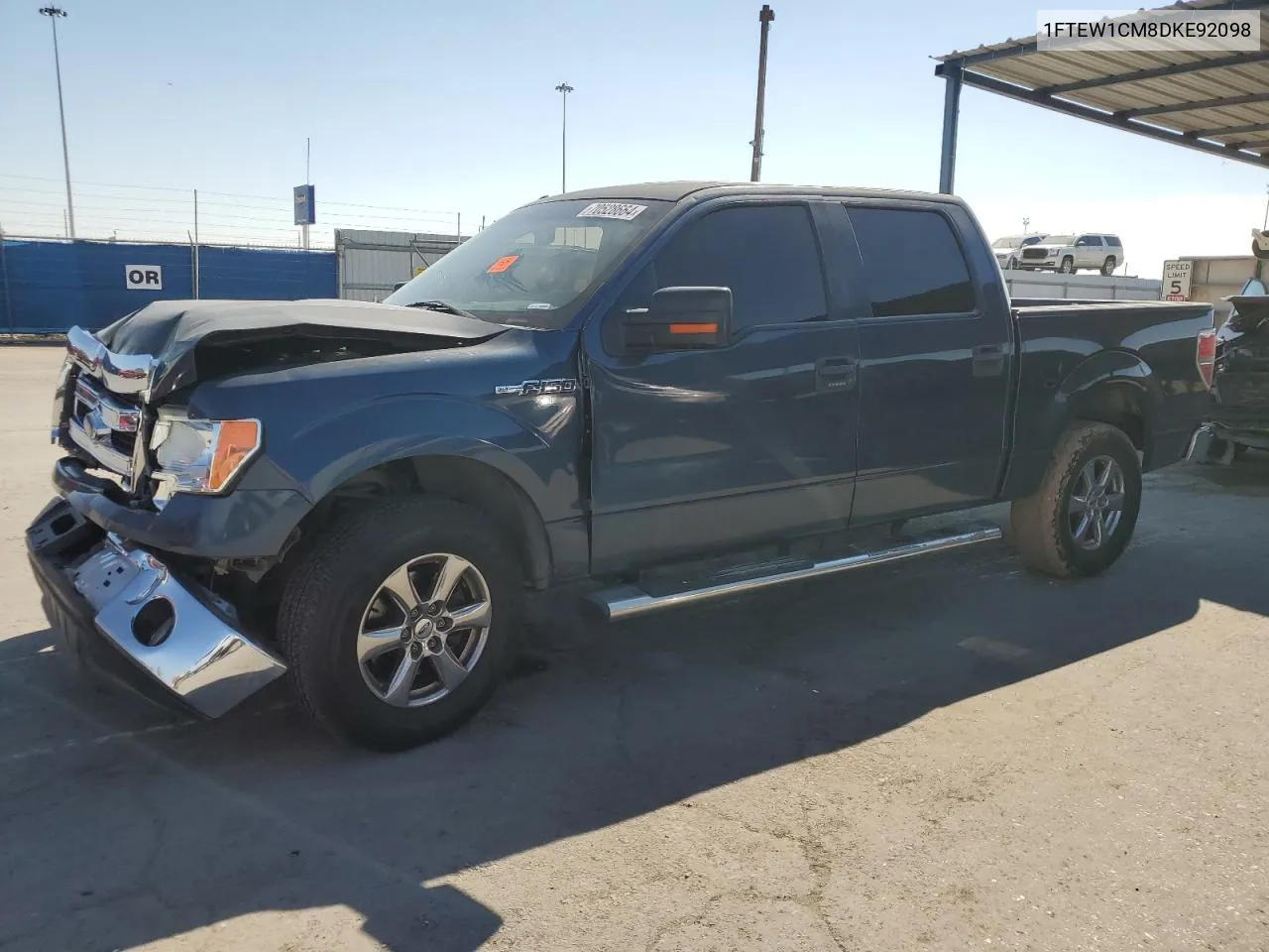 2013 Ford F150 Supercrew VIN: 1FTEW1CM8DKE92098 Lot: 70528664