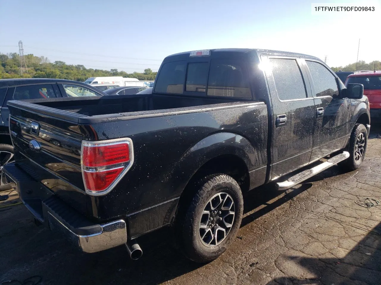 2013 Ford F150 Supercrew VIN: 1FTFW1ET9DFD09843 Lot: 70530374