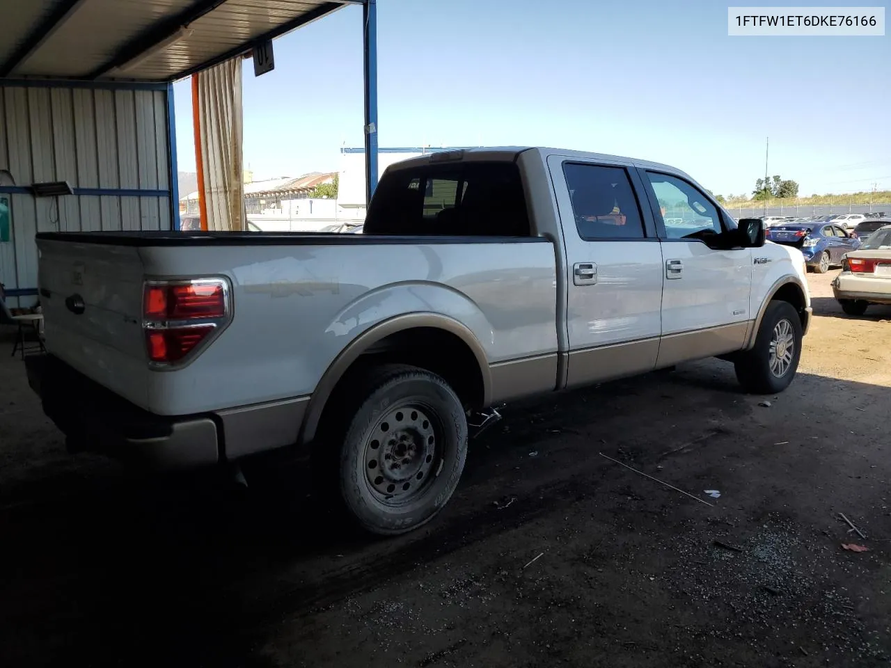 2013 Ford F150 Supercrew VIN: 1FTFW1ET6DKE76166 Lot: 70534244