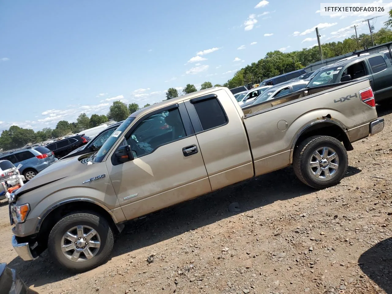 2013 Ford F150 Super Cab VIN: 1FTFX1ET0DFA03126 Lot: 70554464