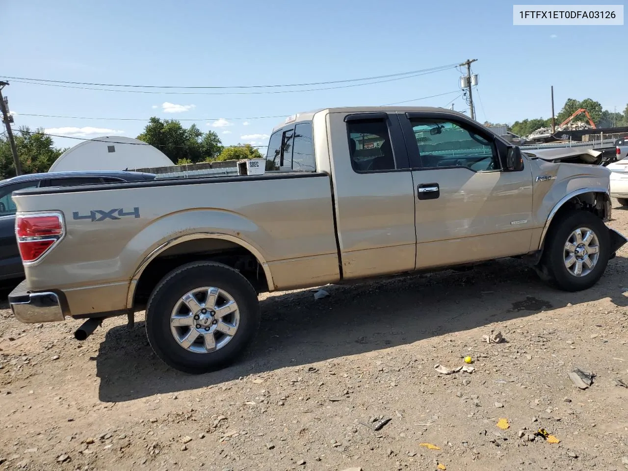 2013 Ford F150 Super Cab VIN: 1FTFX1ET0DFA03126 Lot: 70554464