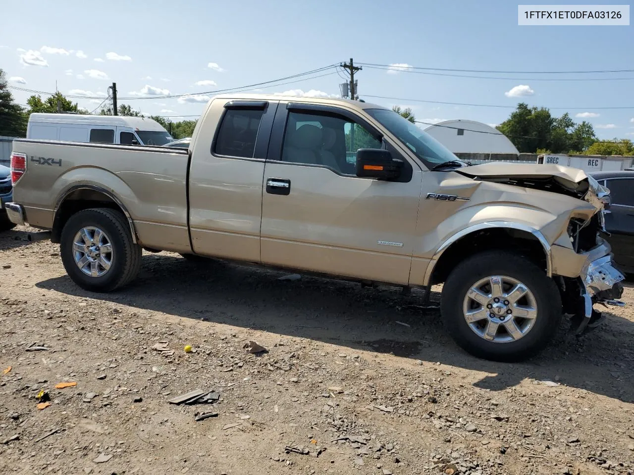 2013 Ford F150 Super Cab VIN: 1FTFX1ET0DFA03126 Lot: 70554464