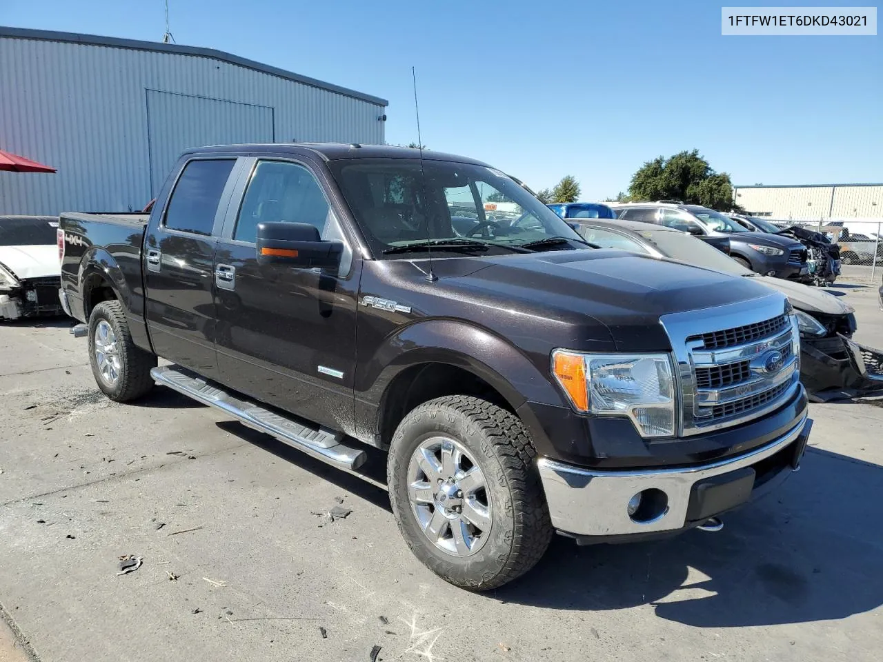 2013 Ford F150 Supercrew VIN: 1FTFW1ET6DKD43021 Lot: 70618344