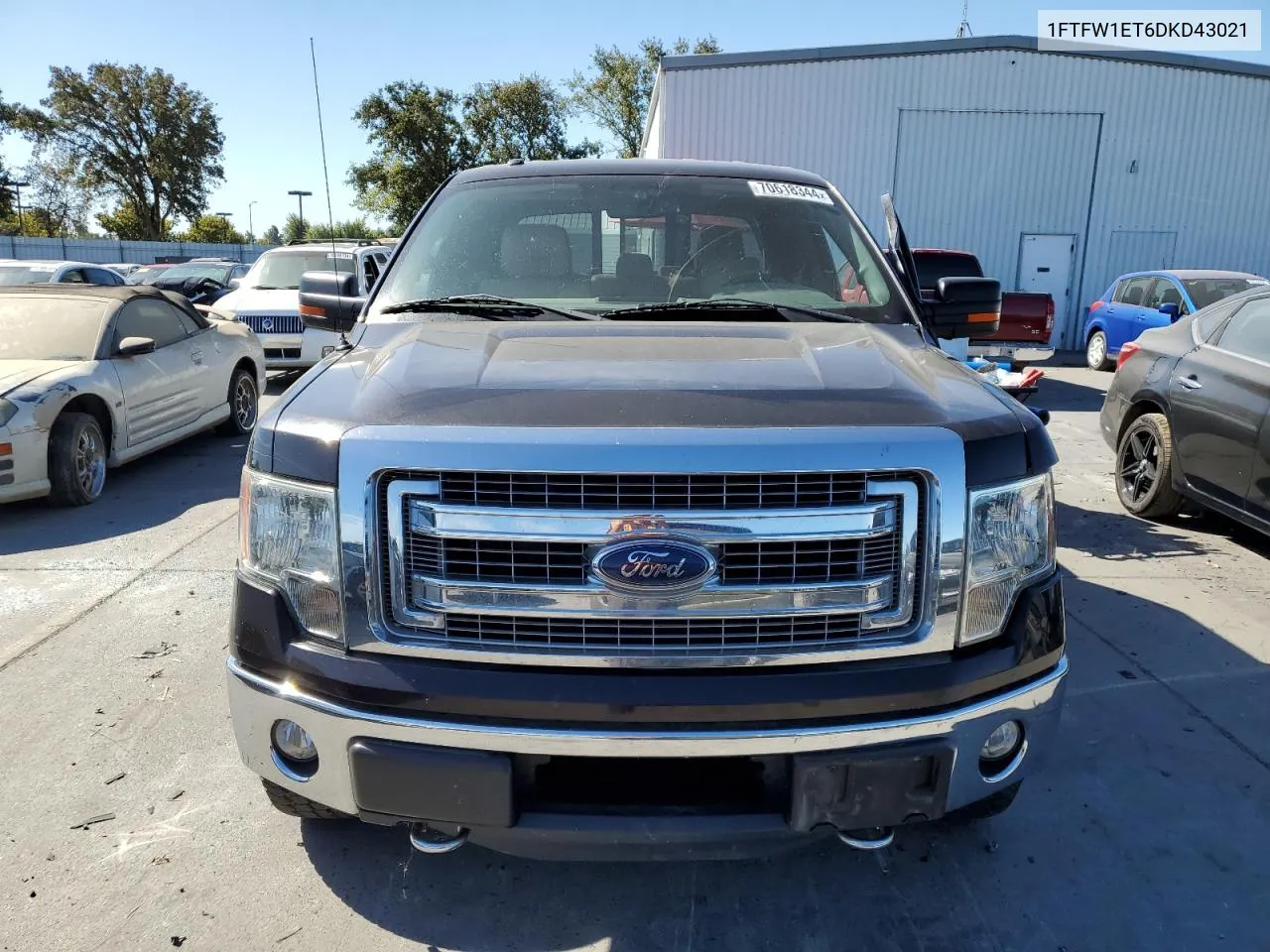 2013 Ford F150 Supercrew VIN: 1FTFW1ET6DKD43021 Lot: 70618344