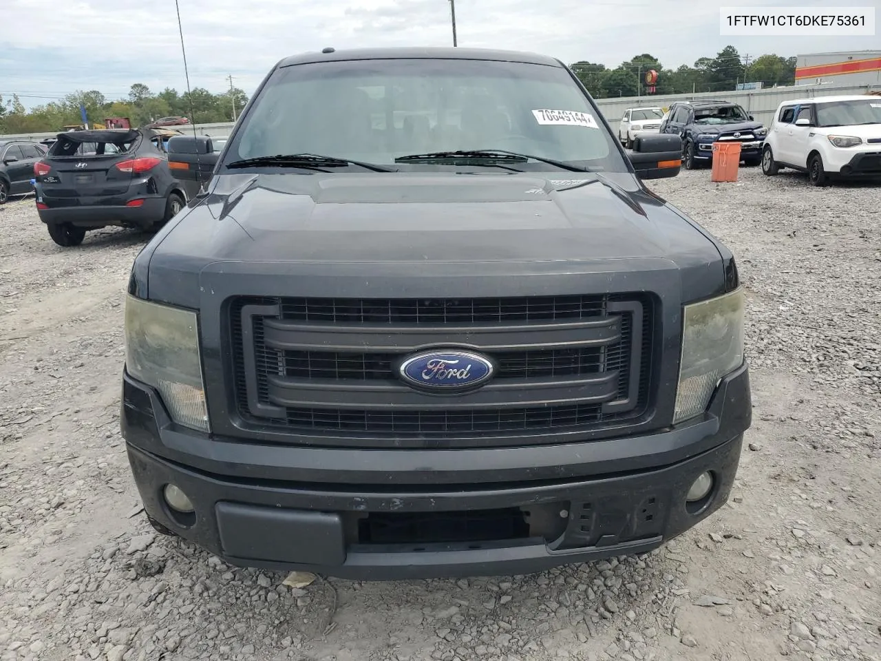 2013 Ford F150 Supercrew VIN: 1FTFW1CT6DKE75361 Lot: 70649144