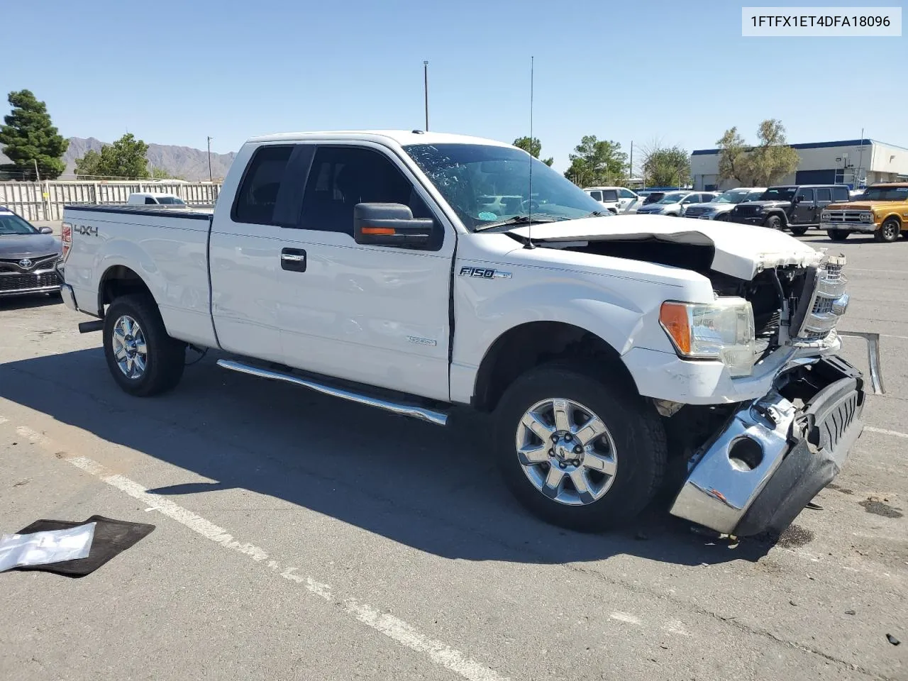 2013 Ford F150 Super Cab VIN: 1FTFX1ET4DFA18096 Lot: 70725154