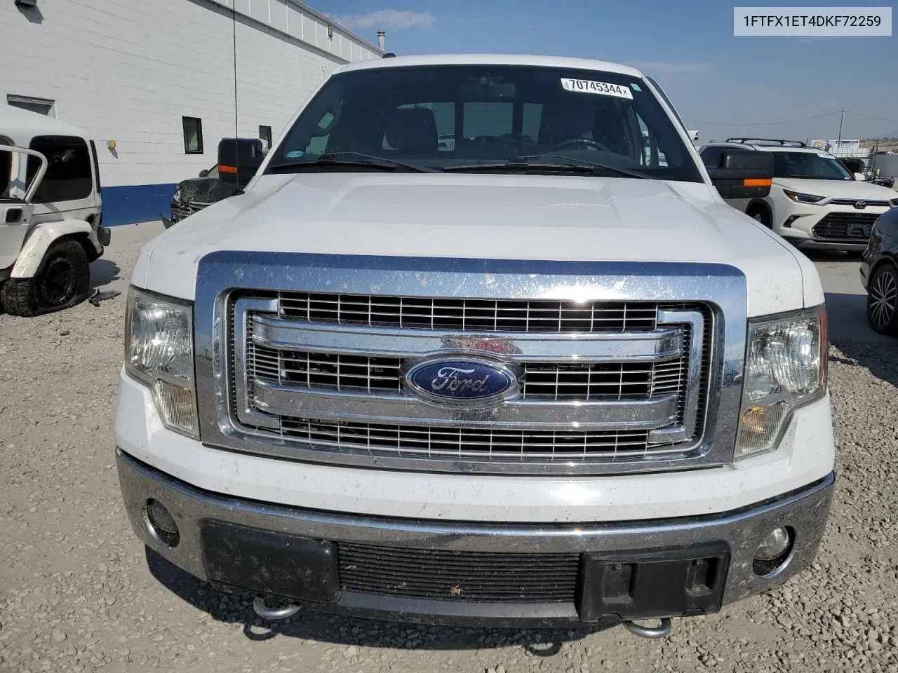 2013 Ford F150 Super Cab VIN: 1FTFX1ET4DKF72259 Lot: 70745344