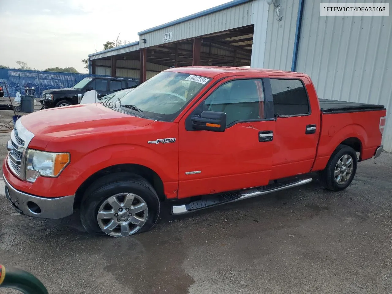 2013 Ford F150 Supercrew VIN: 1FTFW1CT4DFA35468 Lot: 70832734