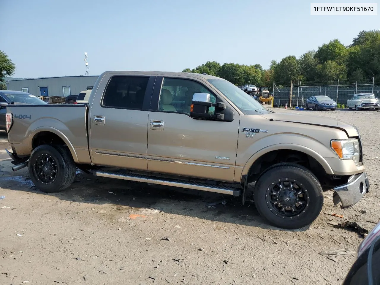 2013 Ford F150 Supercrew VIN: 1FTFW1ET9DKF51670 Lot: 70845174