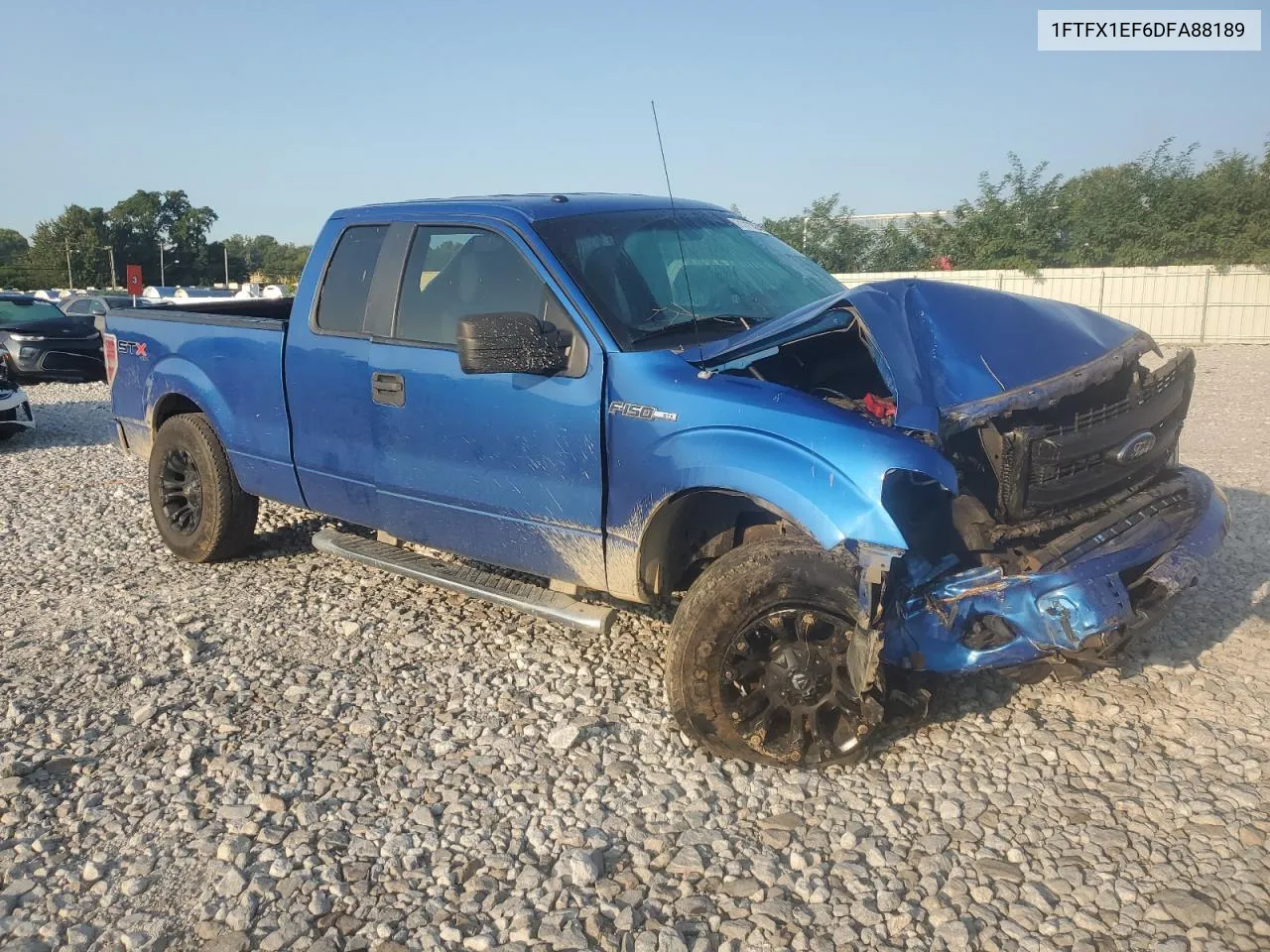 1FTFX1EF6DFA88189 2013 Ford F150 Super Cab