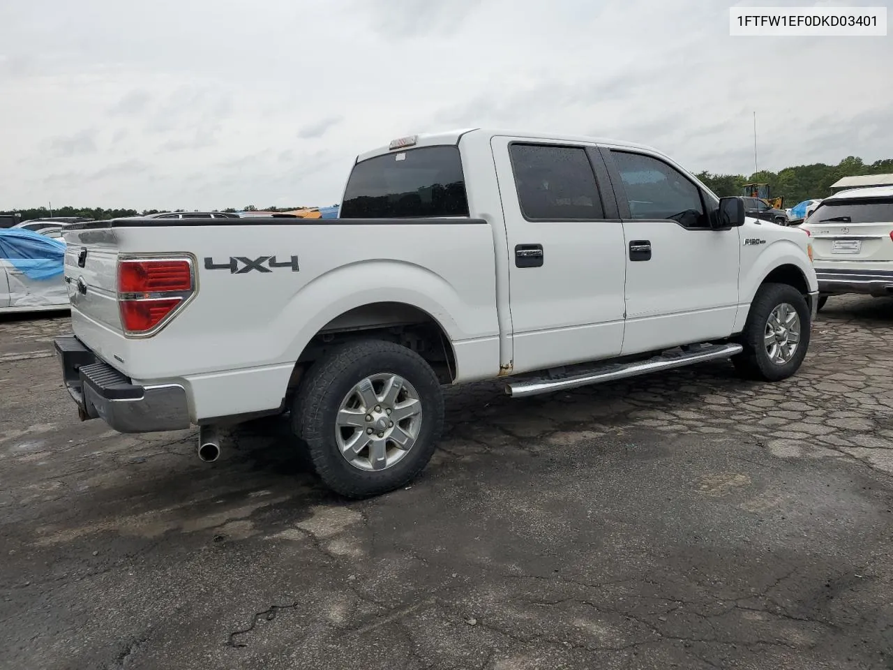 2013 Ford F150 Supercrew VIN: 1FTFW1EF0DKD03401 Lot: 71134384