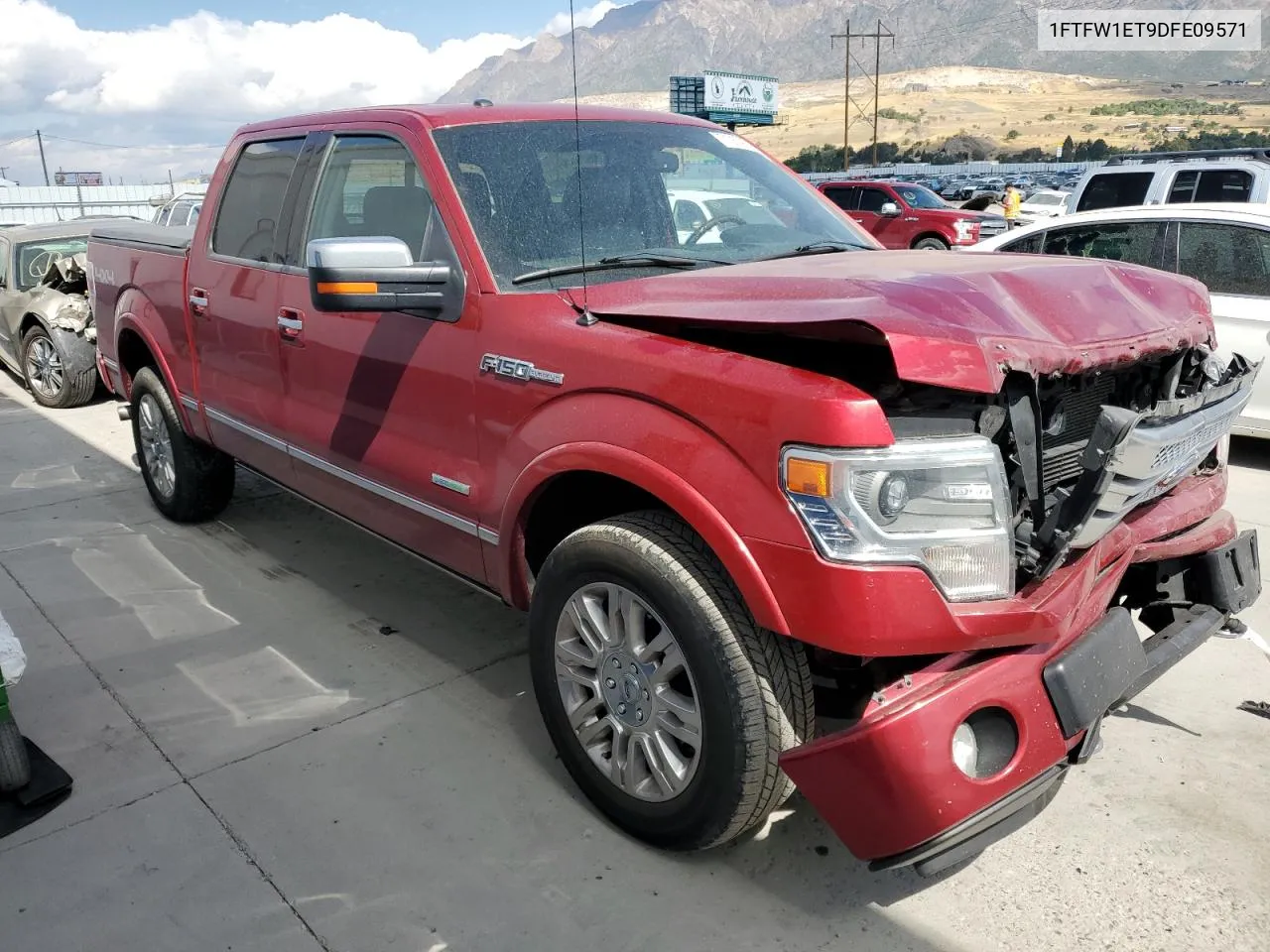 2013 Ford F150 Supercrew VIN: 1FTFW1ET9DFE09571 Lot: 71250954