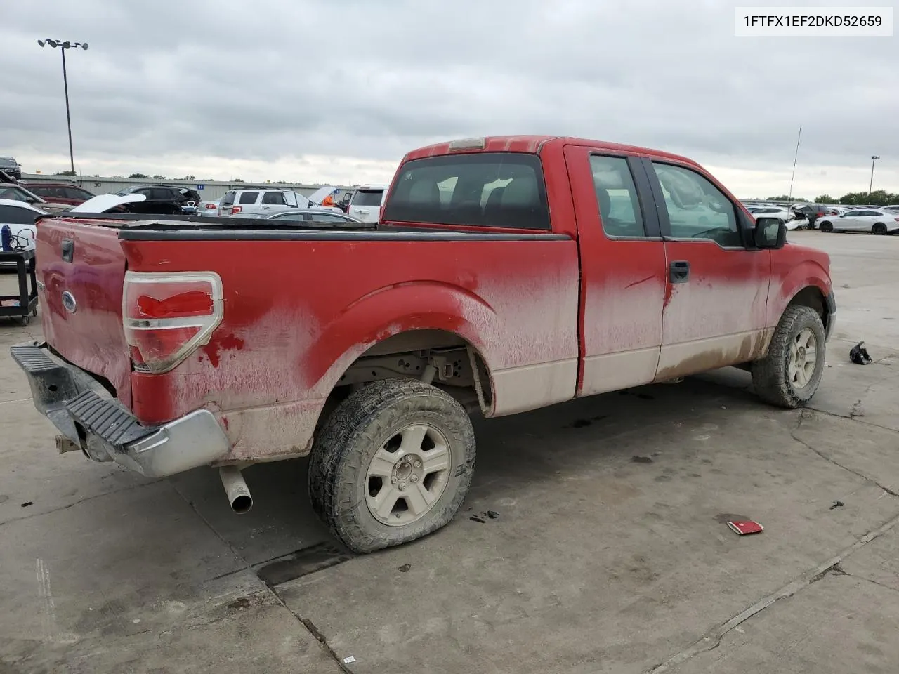 2013 Ford F150 Super Cab VIN: 1FTFX1EF2DKD52659 Lot: 71282284