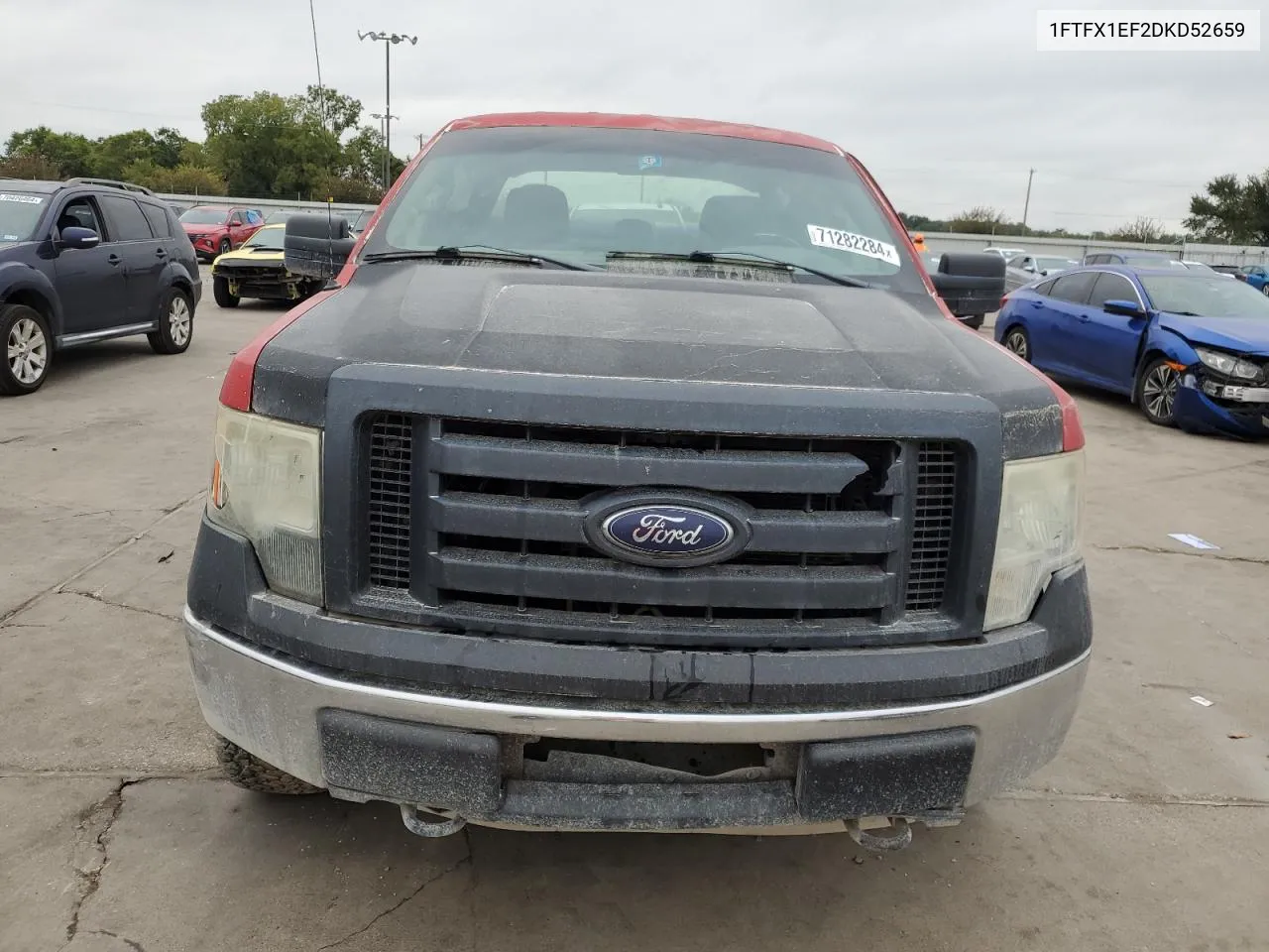 2013 Ford F150 Super Cab VIN: 1FTFX1EF2DKD52659 Lot: 71282284