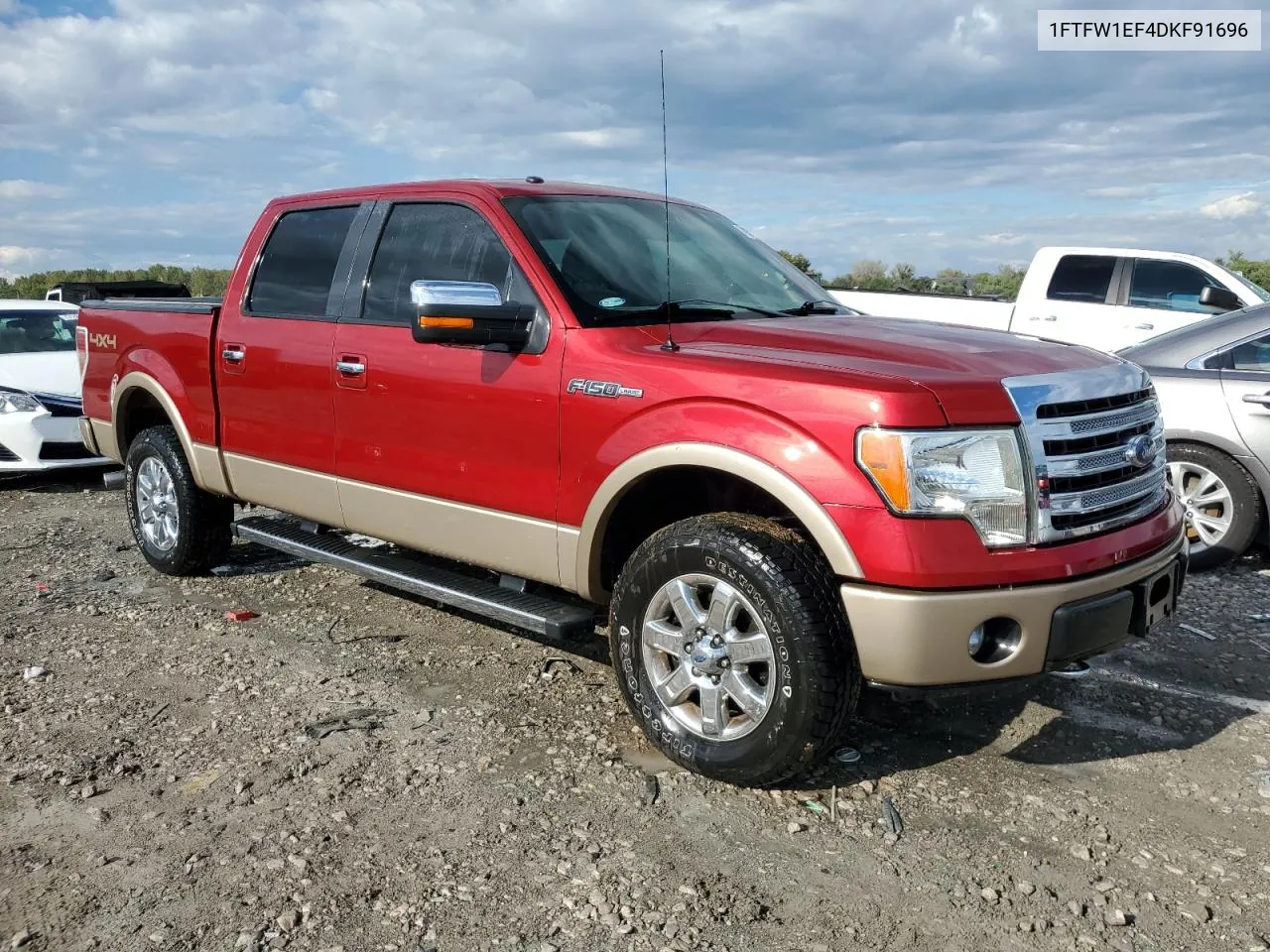 2013 Ford F150 Supercrew VIN: 1FTFW1EF4DKF91696 Lot: 71284394