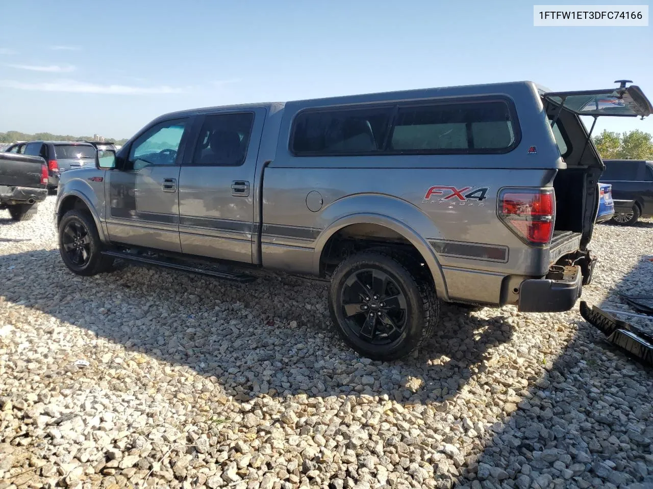 2013 Ford F150 Supercrew VIN: 1FTFW1ET3DFC74166 Lot: 71300394