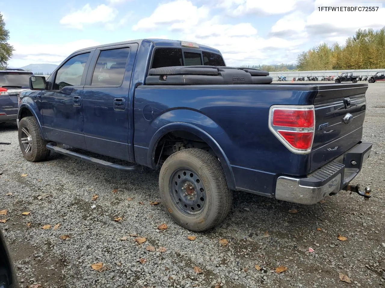 1FTFW1ET8DFC72557 2013 Ford F150 Supercrew