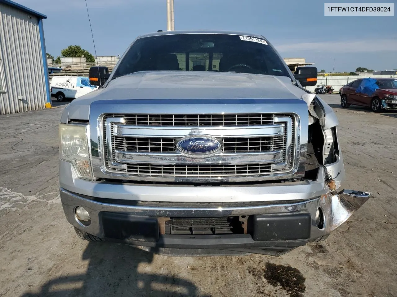 2013 Ford F150 Supercrew VIN: 1FTFW1CT4DFD38024 Lot: 71367124