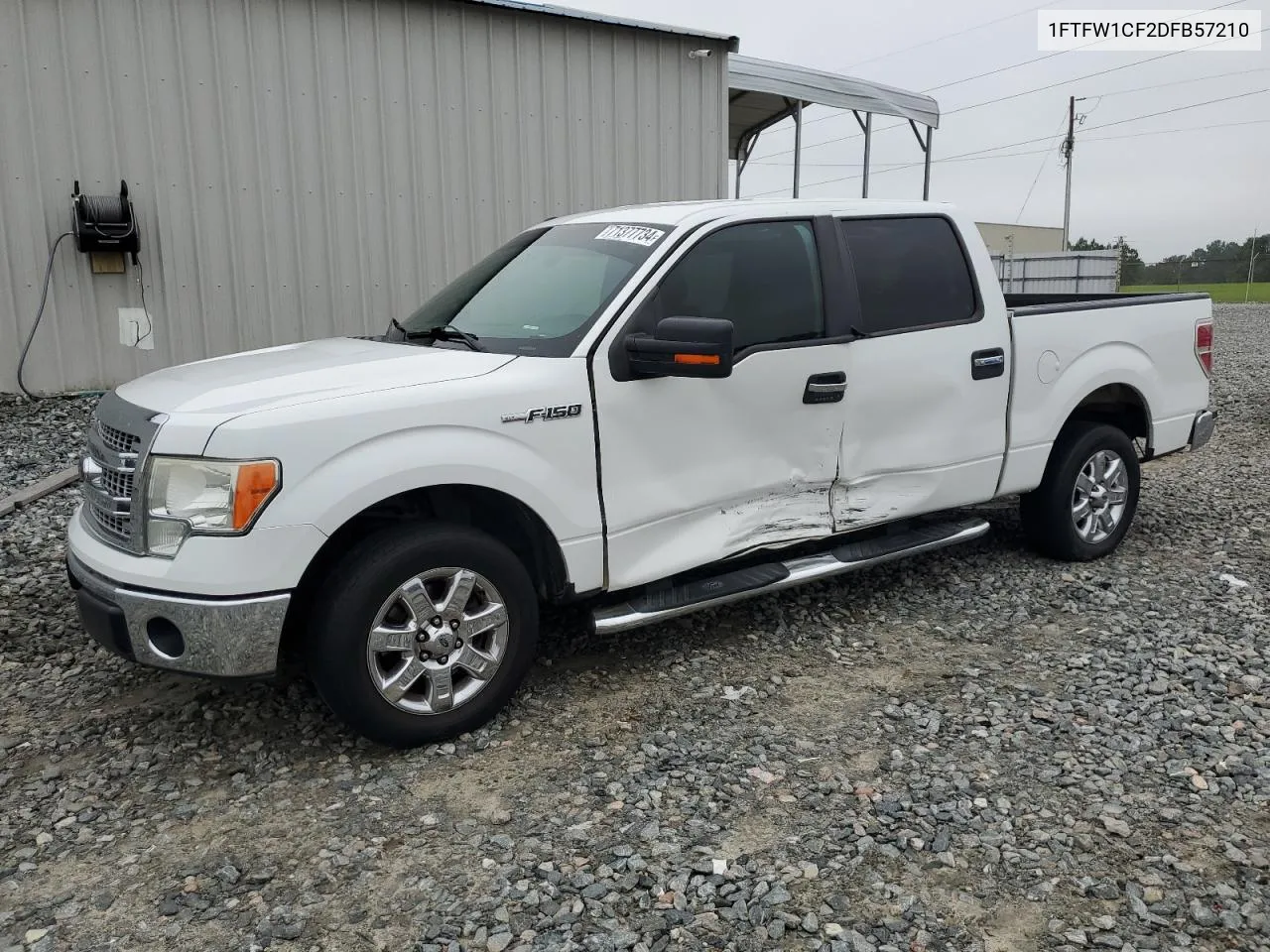 2013 Ford F150 Supercrew VIN: 1FTFW1CF2DFB57210 Lot: 71377734