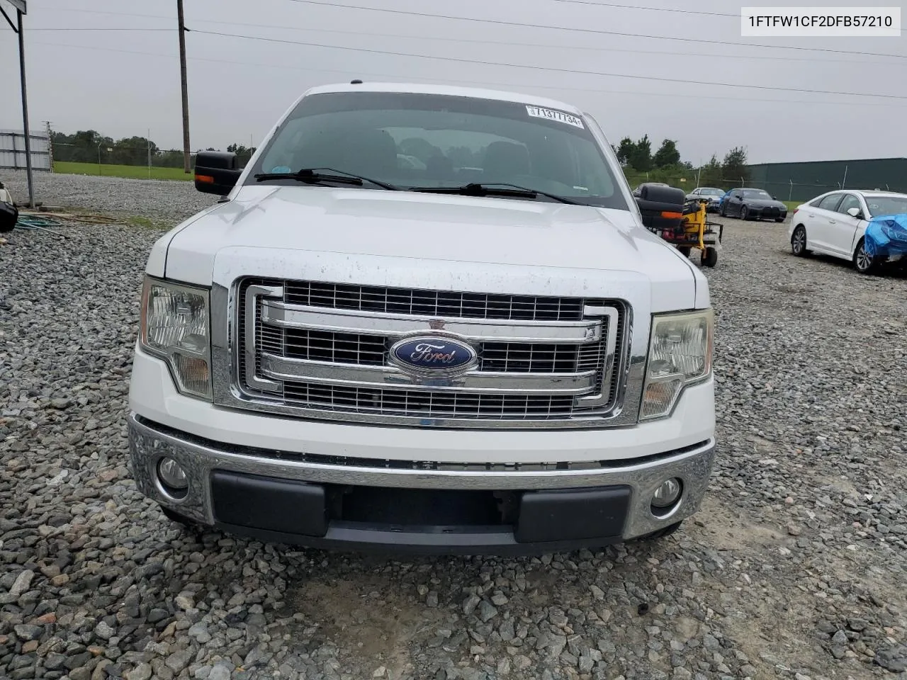 2013 Ford F150 Supercrew VIN: 1FTFW1CF2DFB57210 Lot: 71377734