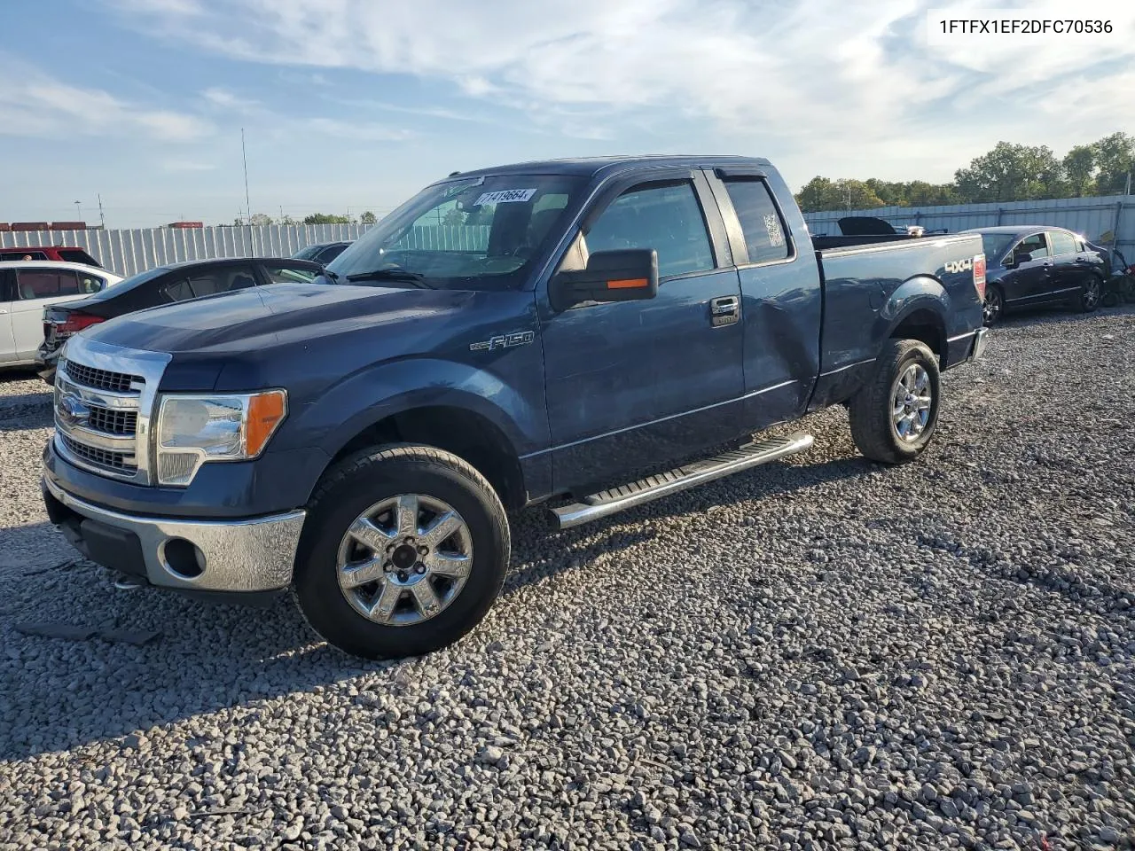 2013 Ford F150 Super Cab VIN: 1FTFX1EF2DFC70536 Lot: 71419664