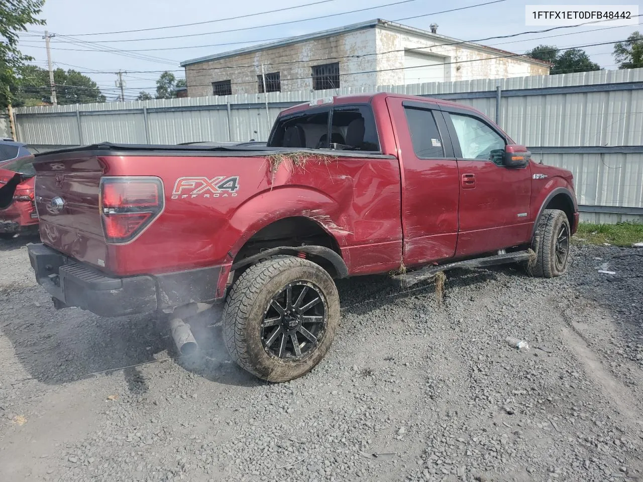 1FTFX1ET0DFB48442 2013 Ford F150 Super Cab