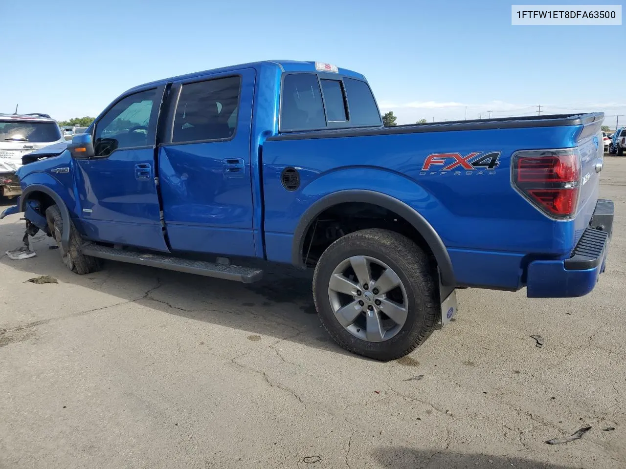 2013 Ford F150 Supercrew VIN: 1FTFW1ET8DFA63500 Lot: 71636114