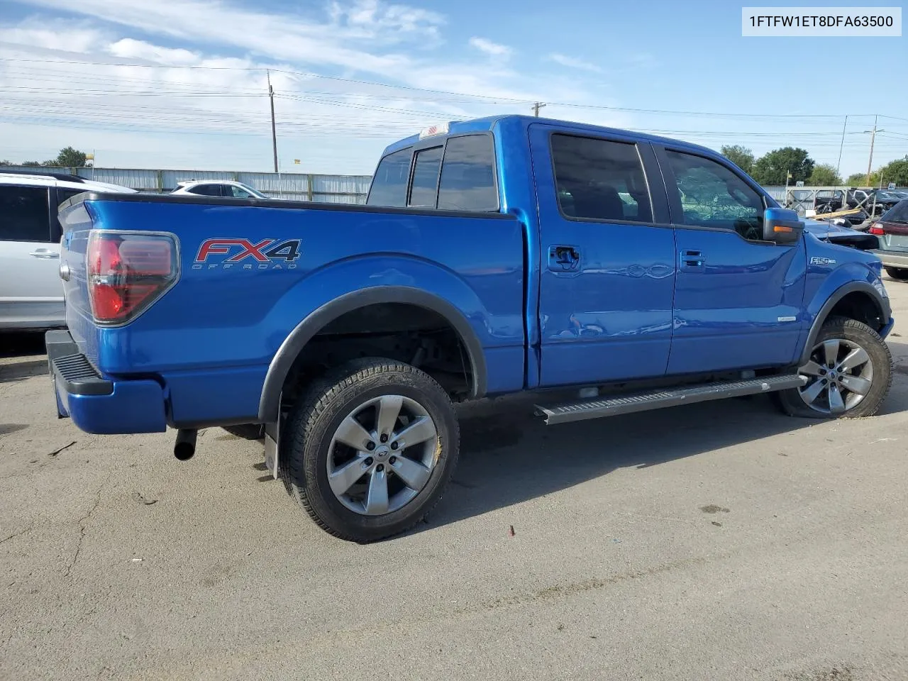 2013 Ford F150 Supercrew VIN: 1FTFW1ET8DFA63500 Lot: 71636114