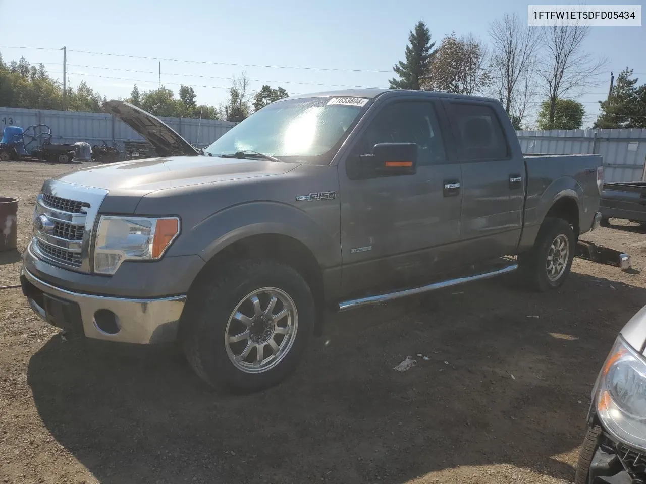 2013 Ford F150 Supercrew VIN: 1FTFW1ET5DFD05434 Lot: 71653804