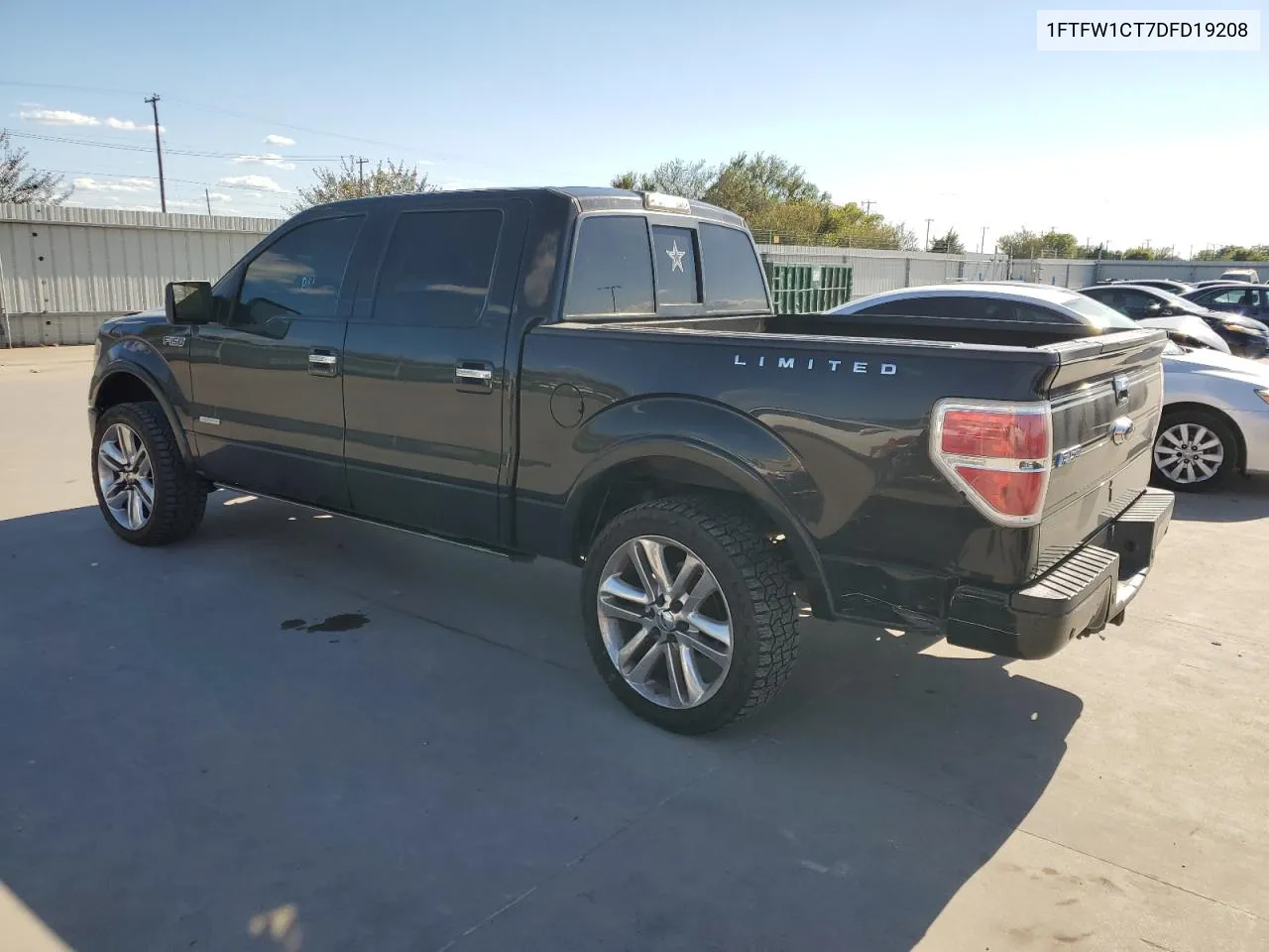 2013 Ford F150 Supercrew VIN: 1FTFW1CT7DFD19208 Lot: 71786894