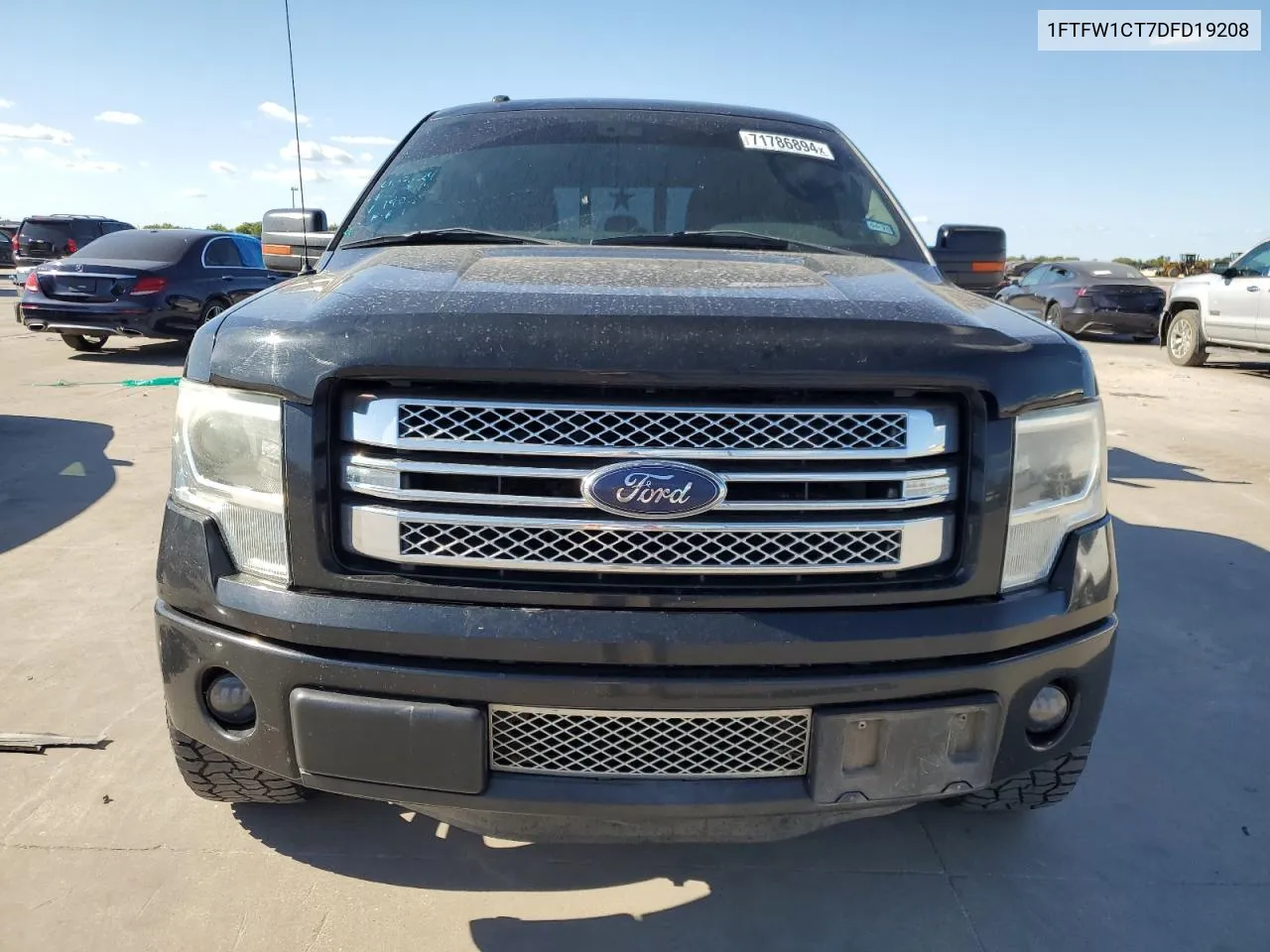 1FTFW1CT7DFD19208 2013 Ford F150 Supercrew