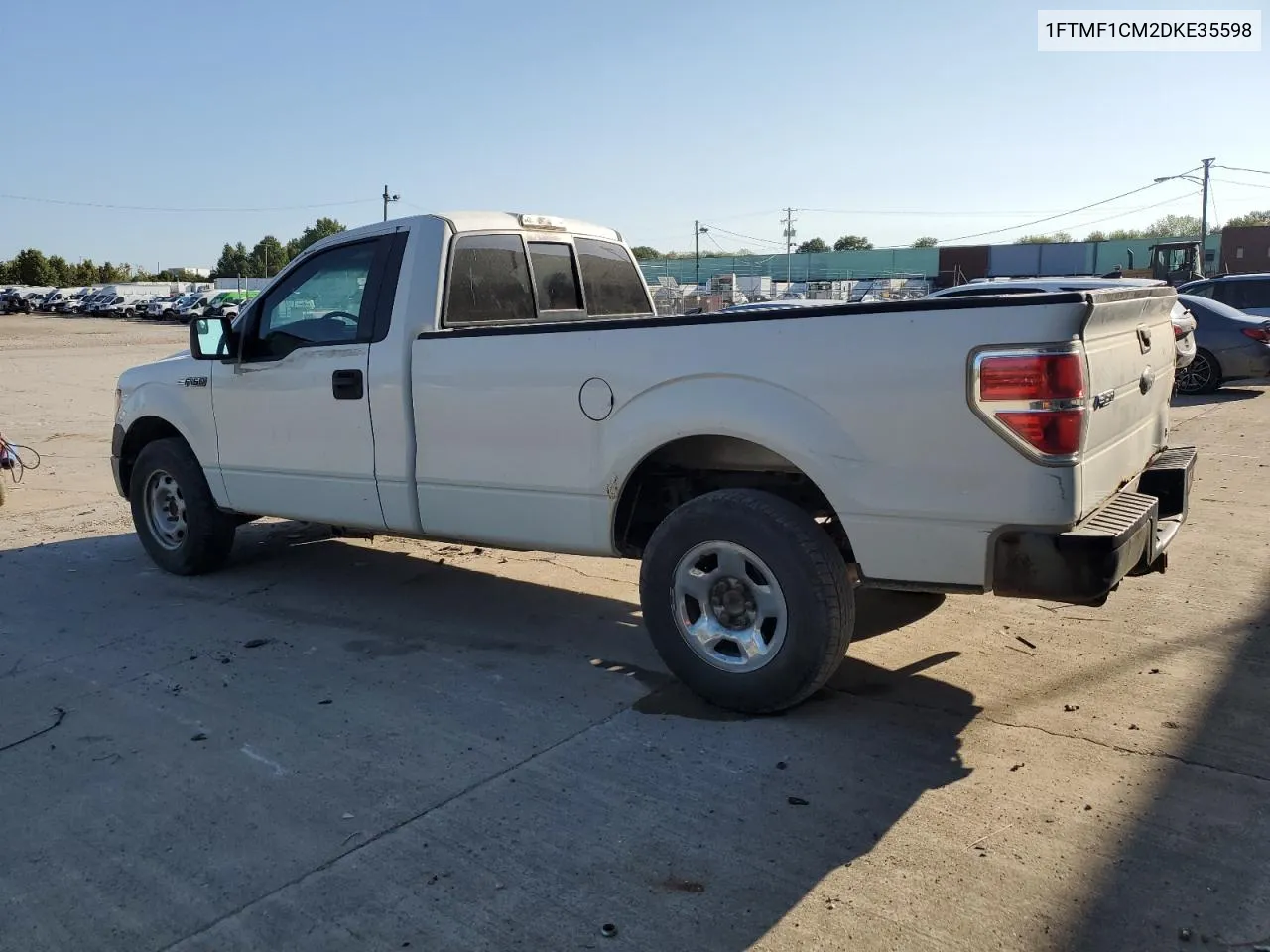 2013 Ford F150 VIN: 1FTMF1CM2DKE35598 Lot: 71801484