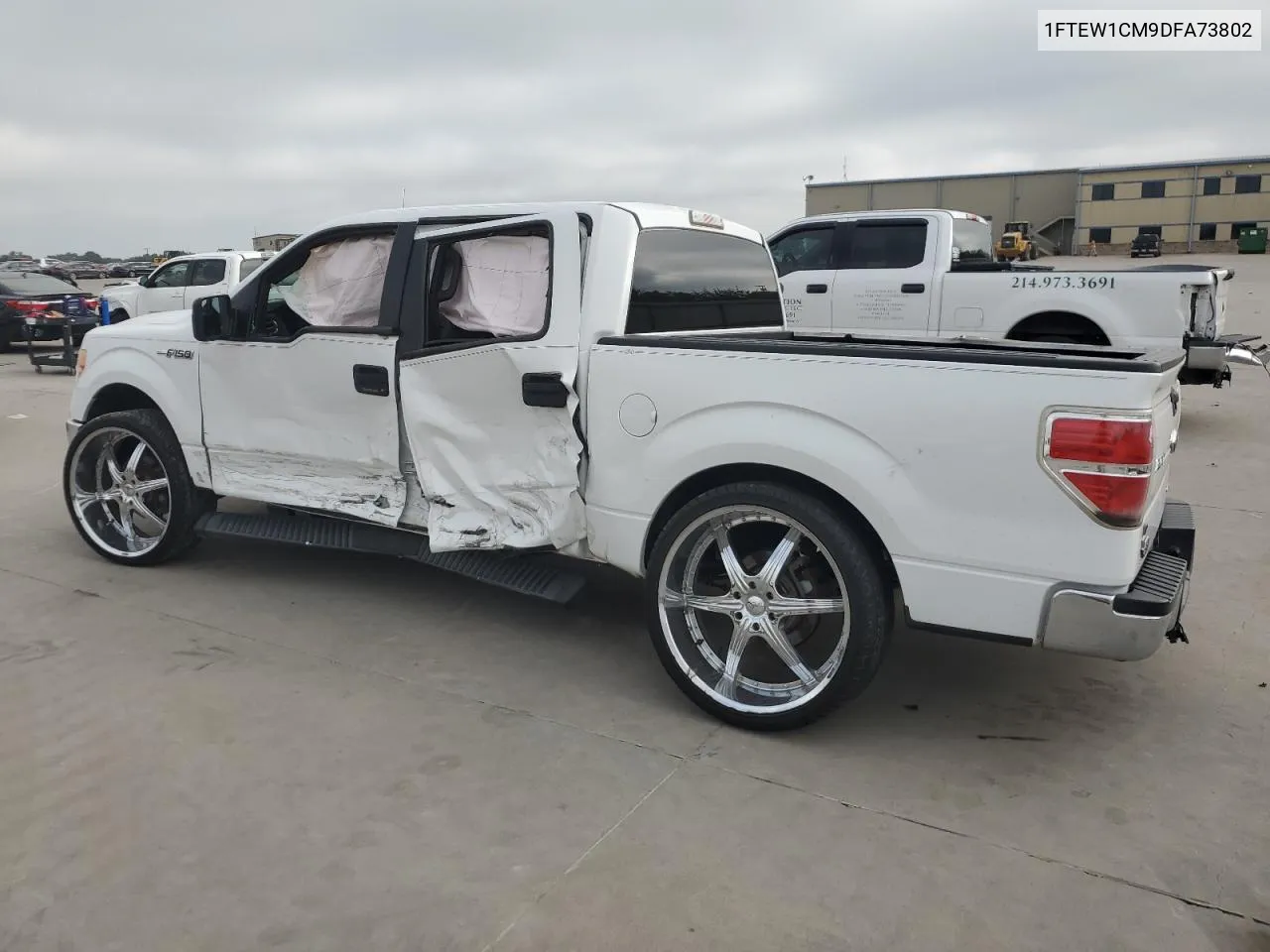 2013 Ford F150 Supercrew VIN: 1FTEW1CM9DFA73802 Lot: 71876794