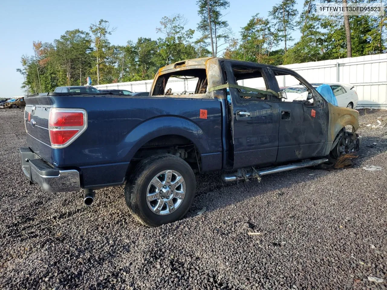 2013 Ford F150 Supercrew VIN: 1FTFW1ET3DFD95523 Lot: 71889404