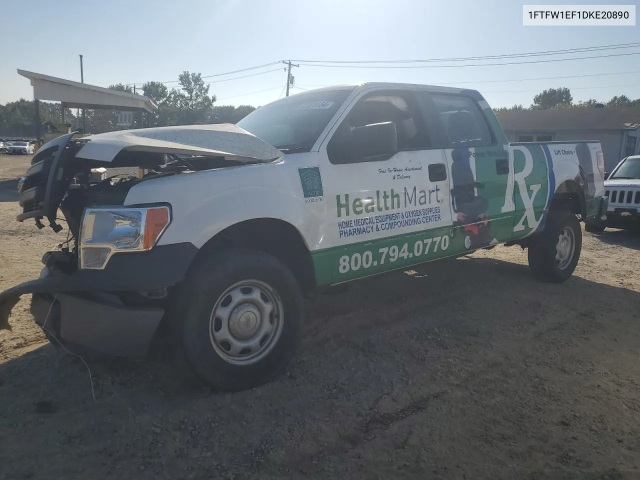 2013 Ford F150 Supercrew VIN: 1FTFW1EF1DKE20890 Lot: 72079154