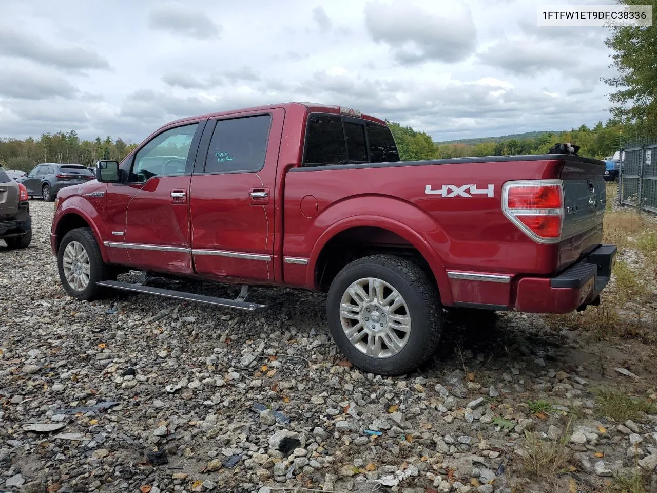 2013 Ford F150 Supercrew VIN: 1FTFW1ET9DFC38336 Lot: 72132064