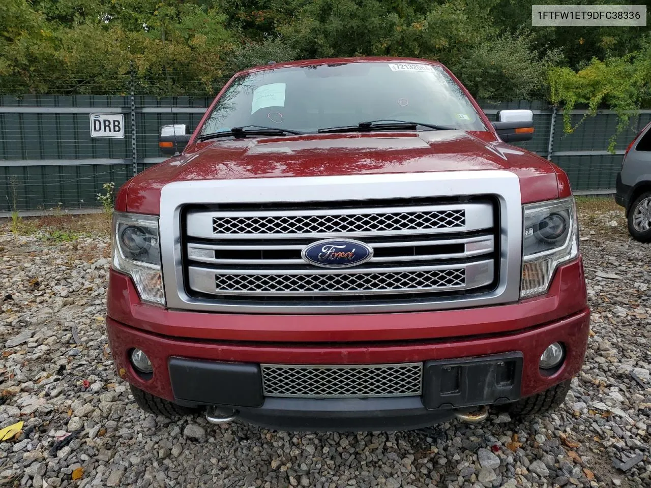 2013 Ford F150 Supercrew VIN: 1FTFW1ET9DFC38336 Lot: 72132064