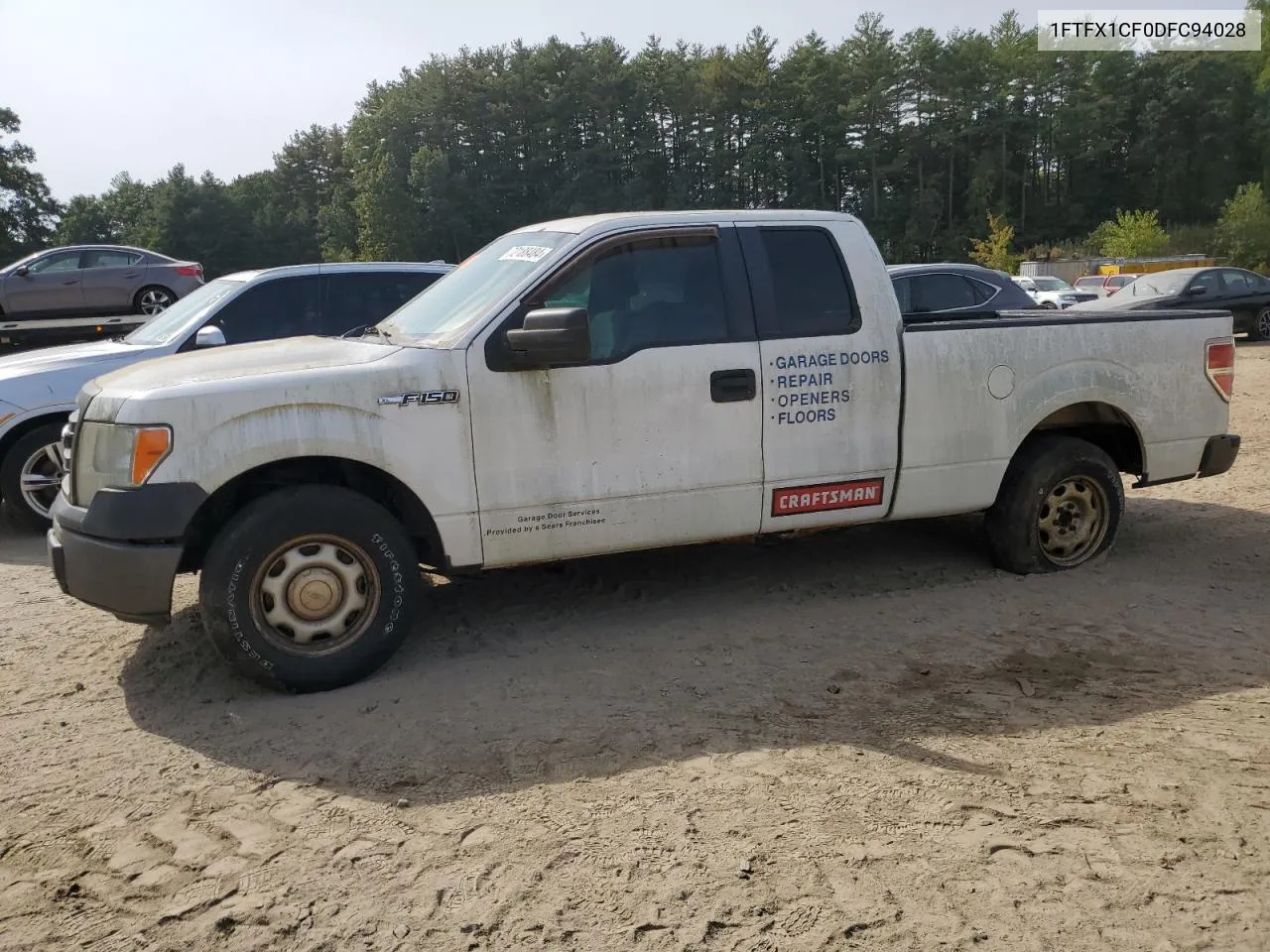 2013 Ford F150 Super Cab VIN: 1FTFX1CF0DFC94028 Lot: 72188484