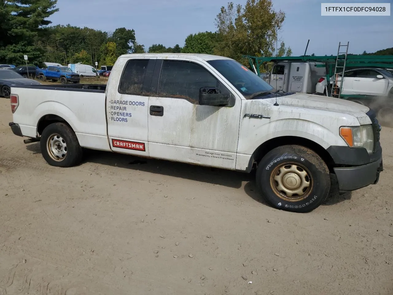 2013 Ford F150 Super Cab VIN: 1FTFX1CF0DFC94028 Lot: 72188484