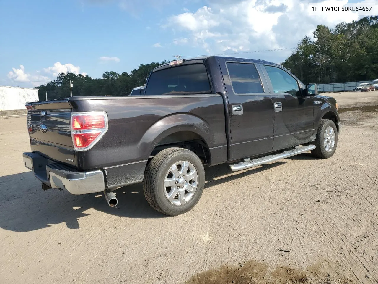 1FTFW1CF5DKE64667 2013 Ford F150 Supercrew