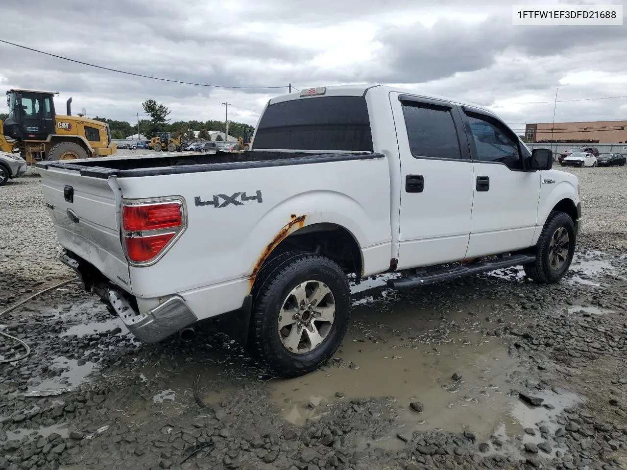 2013 Ford F150 Supercrew VIN: 1FTFW1EF3DFD21688 Lot: 72387224