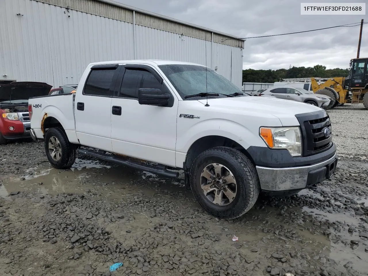 2013 Ford F150 Supercrew VIN: 1FTFW1EF3DFD21688 Lot: 72387224