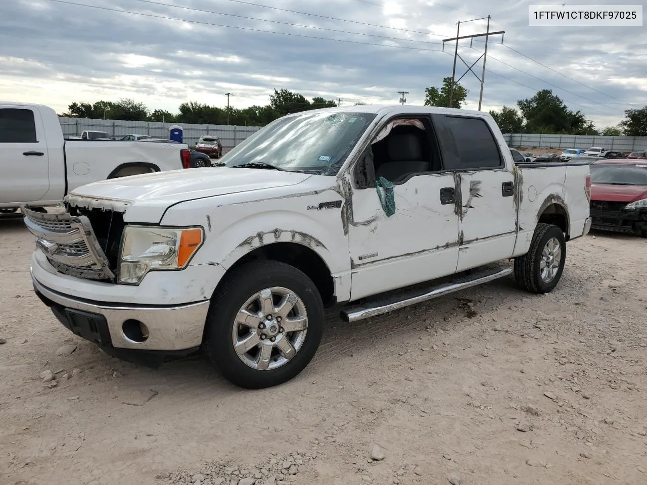 2013 Ford F150 Supercrew VIN: 1FTFW1CT8DKF97025 Lot: 72414194