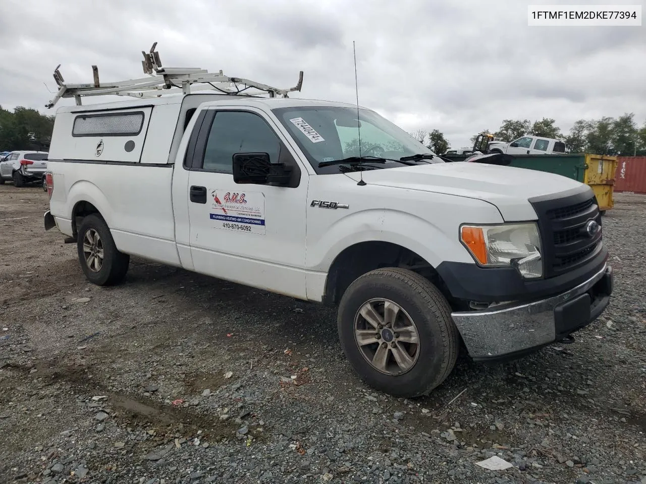 2013 Ford F150 VIN: 1FTMF1EM2DKE77394 Lot: 72440474