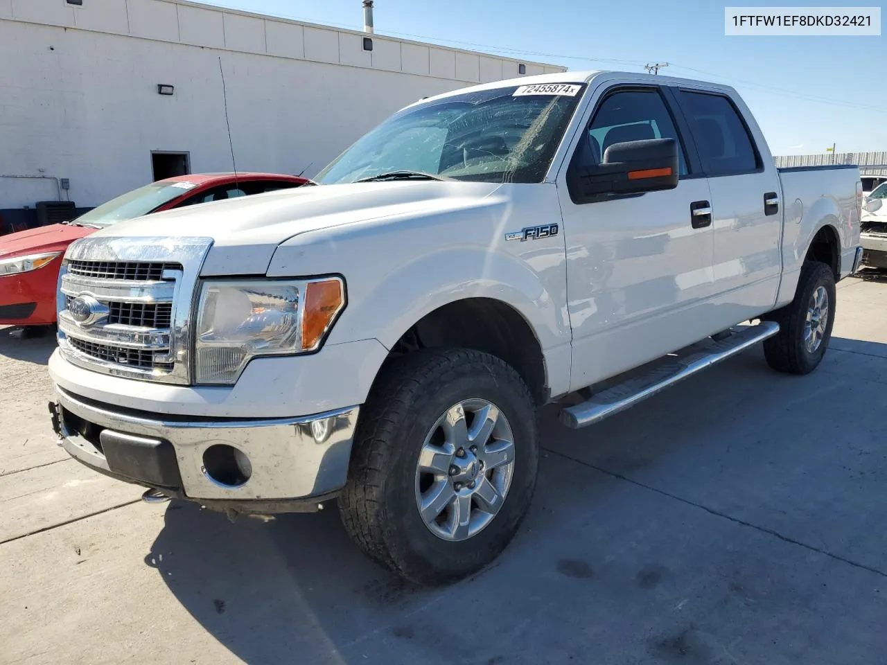 1FTFW1EF8DKD32421 2013 Ford F150 Supercrew