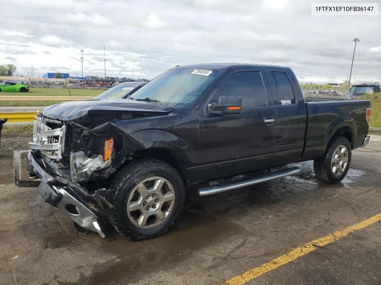 2013 Ford F150 Super Cab VIN: 1FTFX1EF1DFB36147 Lot: 72548334