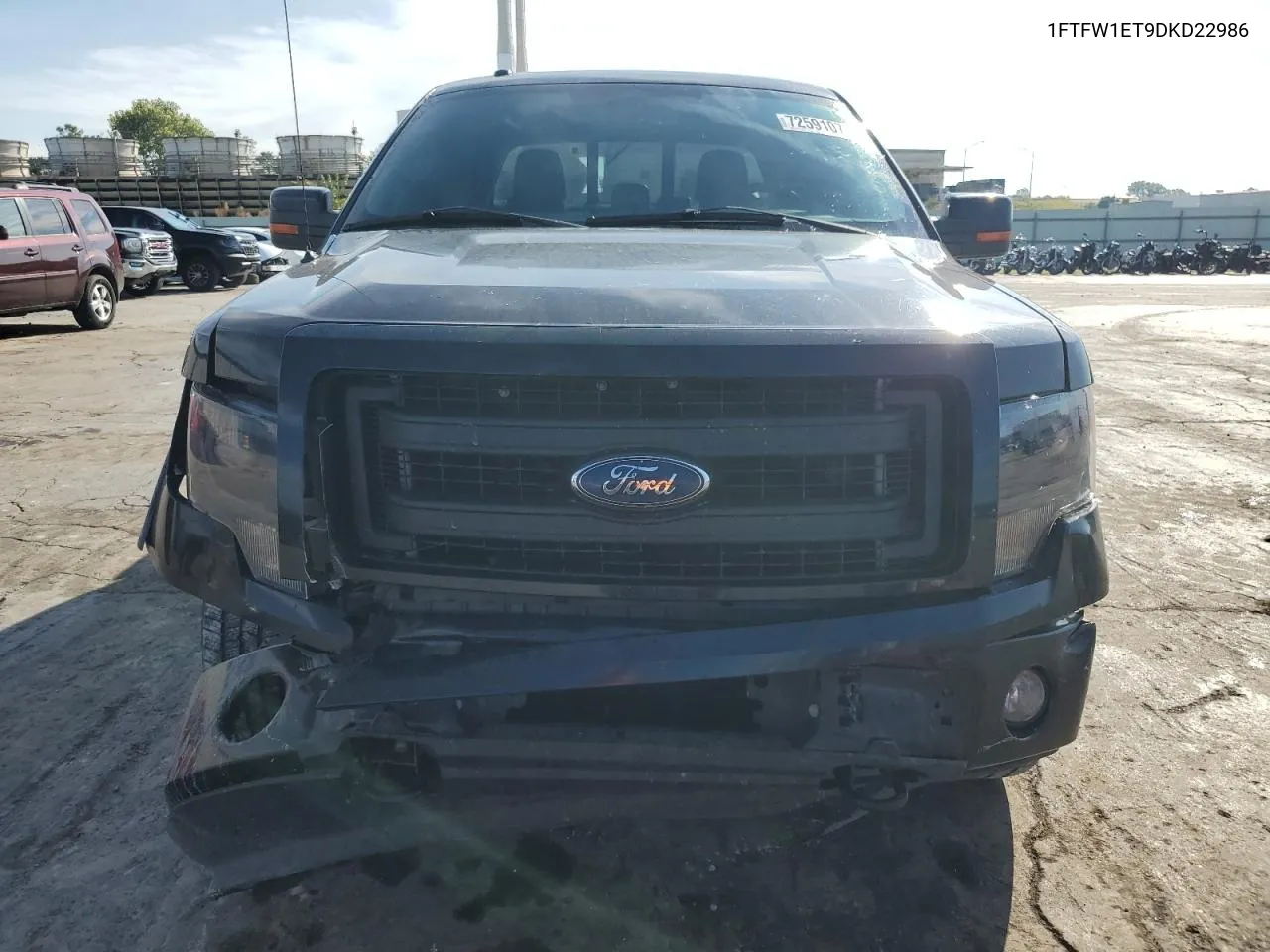 1FTFW1ET9DKD22986 2013 Ford F150 Supercrew