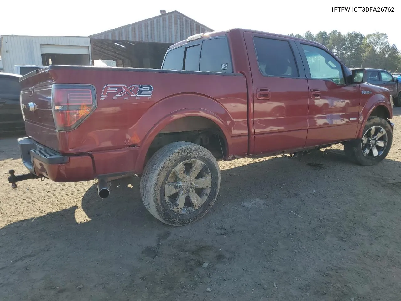 2013 Ford F150 Supercrew VIN: 1FTFW1CT3DFA26762 Lot: 72607464